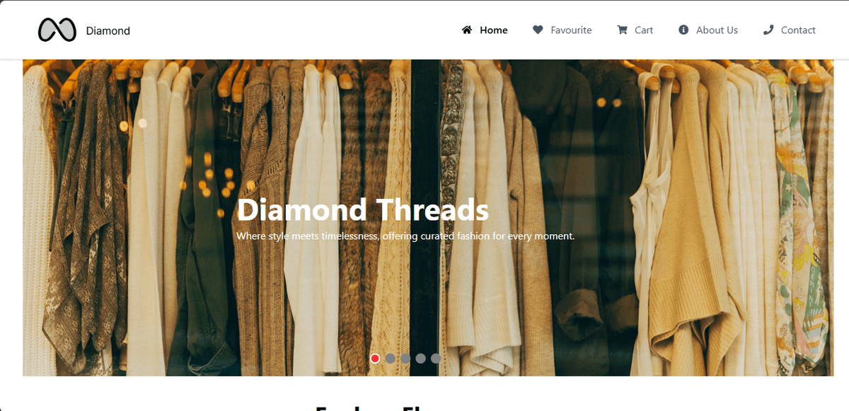 Diamond Shop E-commerce Store