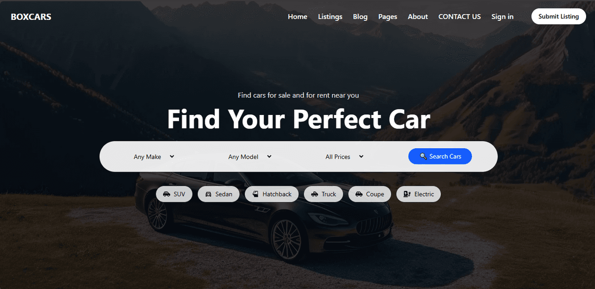 Car Dealer Website